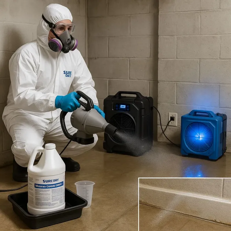 Sanitization and Odor Removal process in Canton, TX