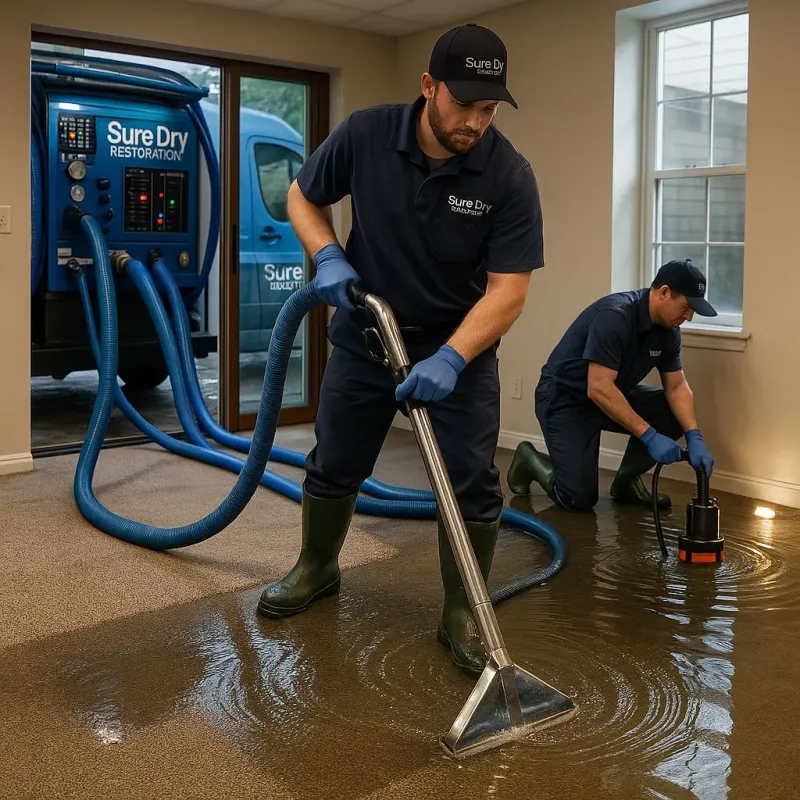 Water Extraction and Removal process in Canton, TX